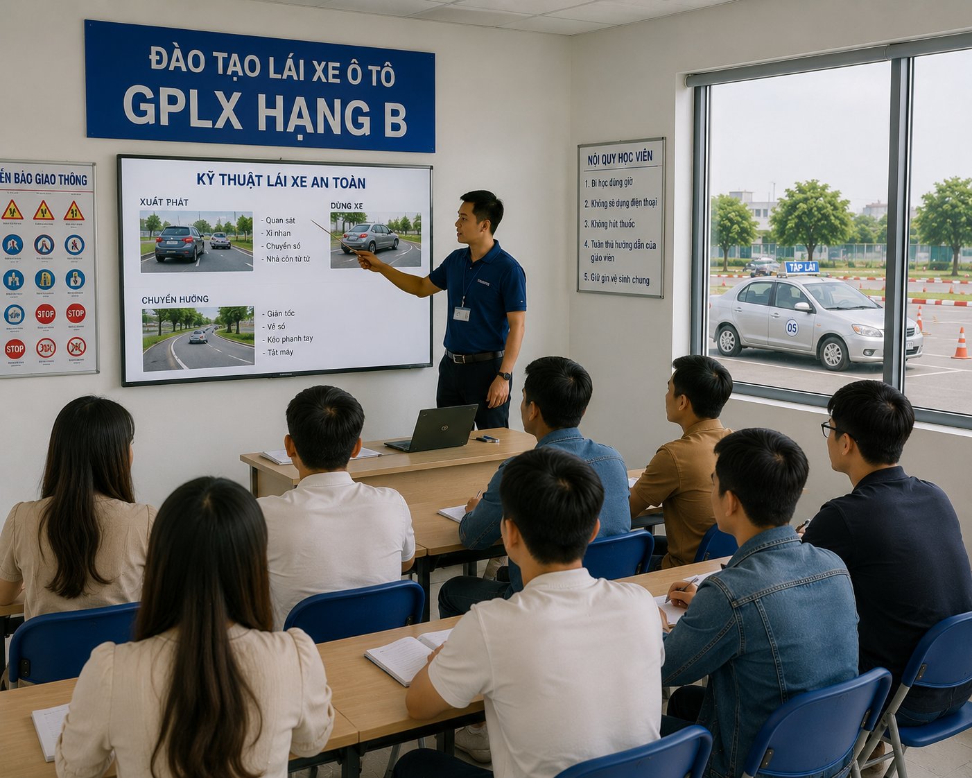 Bằng lái ô tô B (số tự động)
